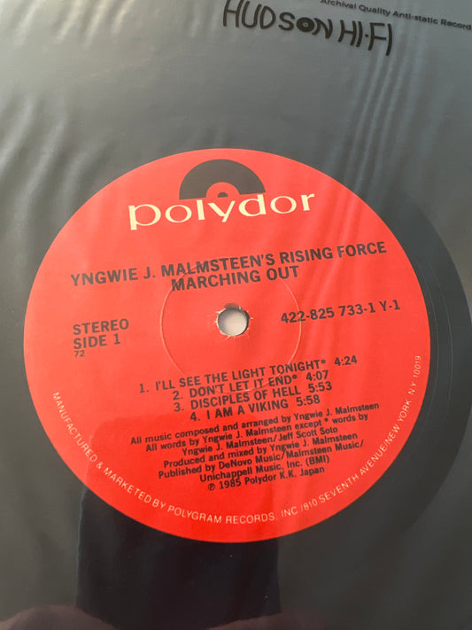 YNGWIE J. MALMSTEEN - rising force-marching out