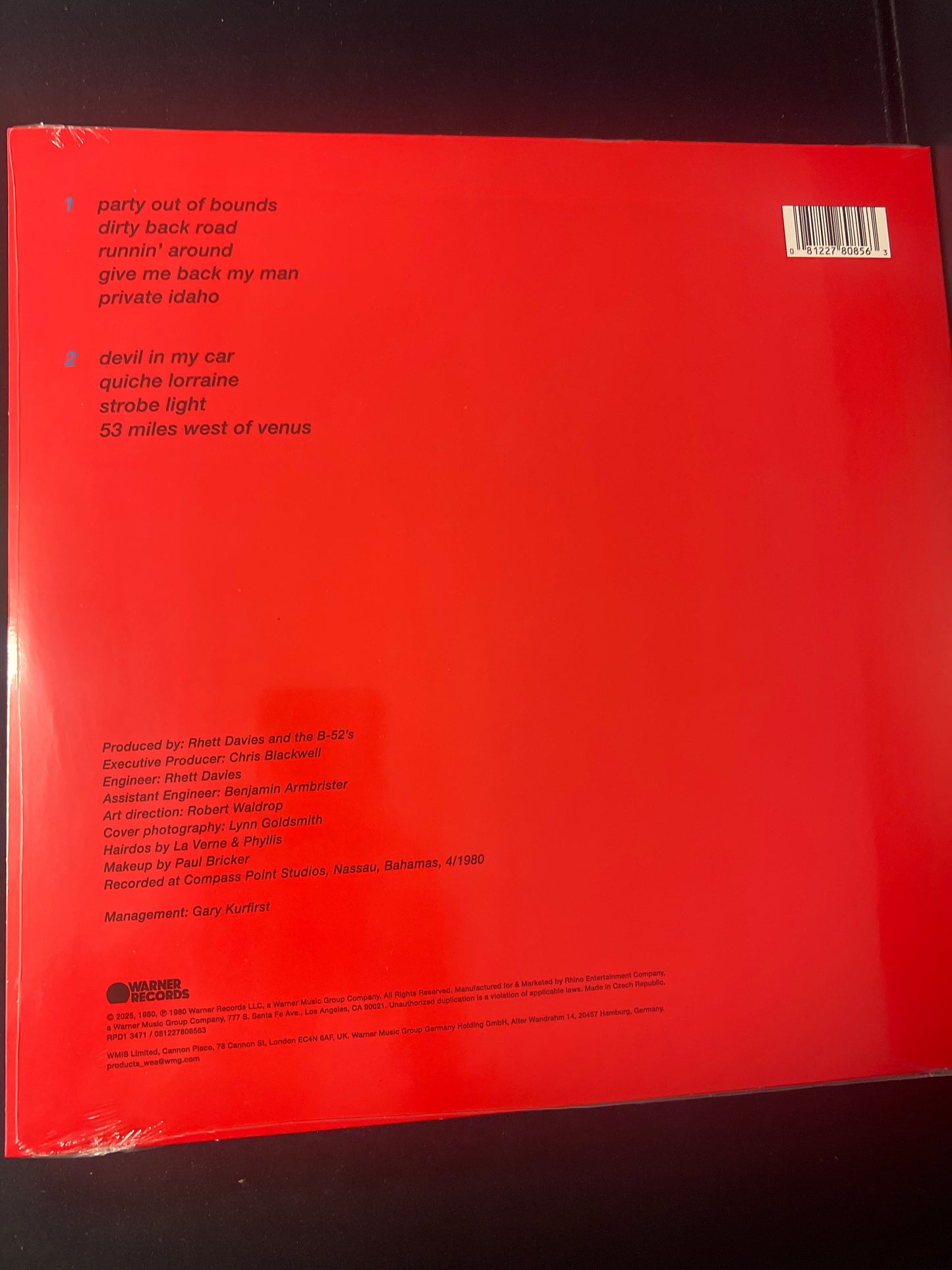 THE B-52’s - wild planet