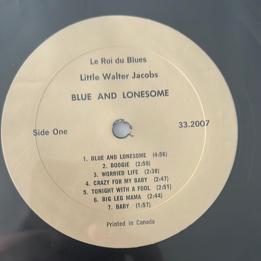 LITTLE WALTER - blue and lonesome