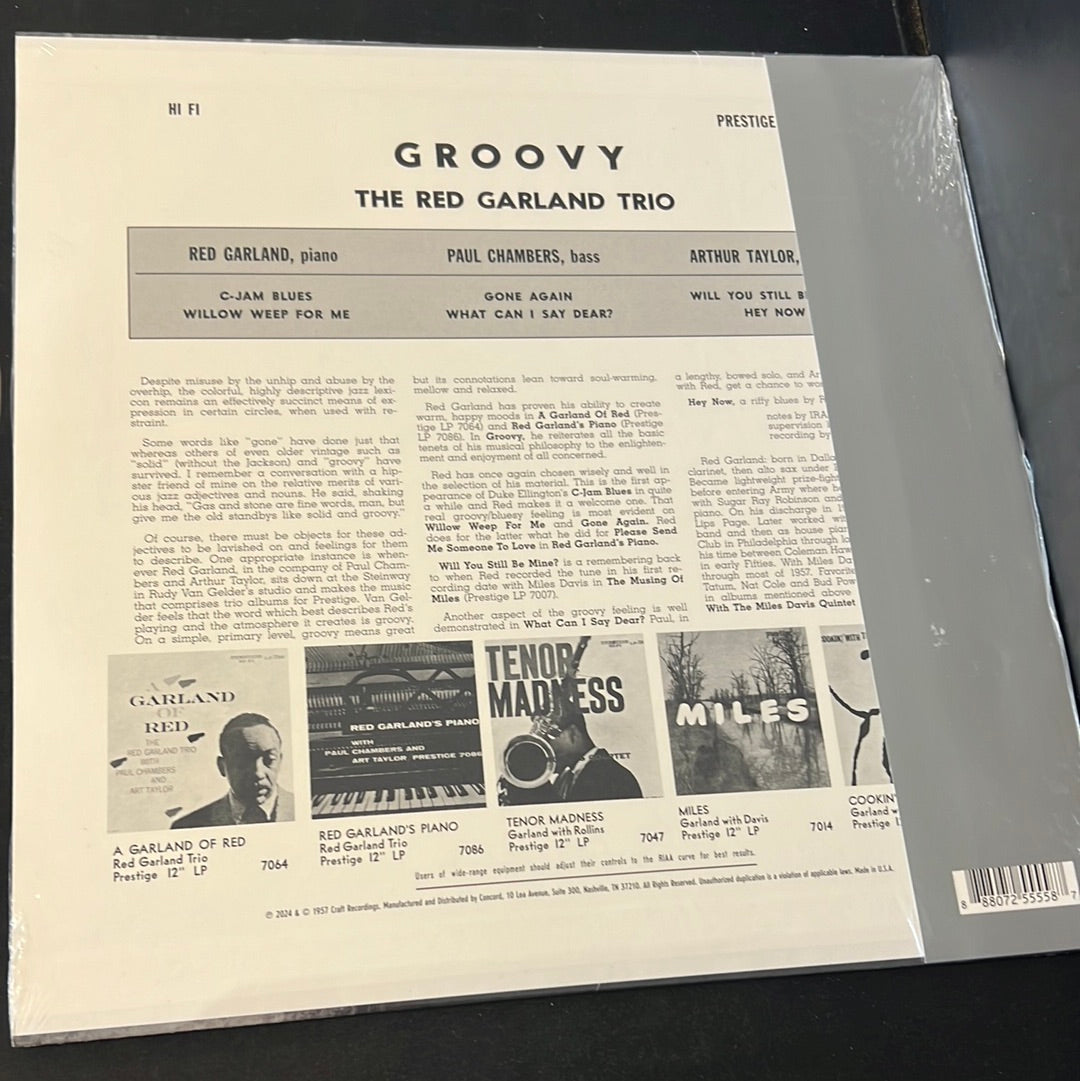 RED GARLAND TRIO - groovy