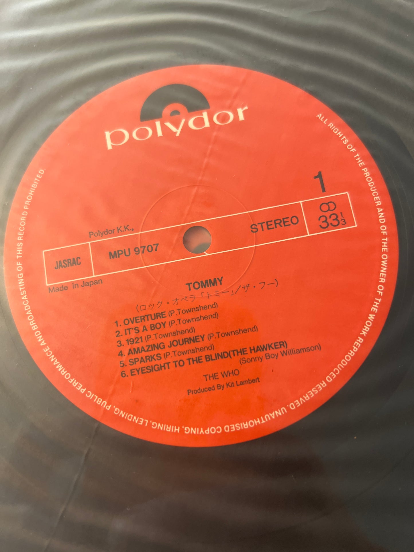 THE WHO - Tommy