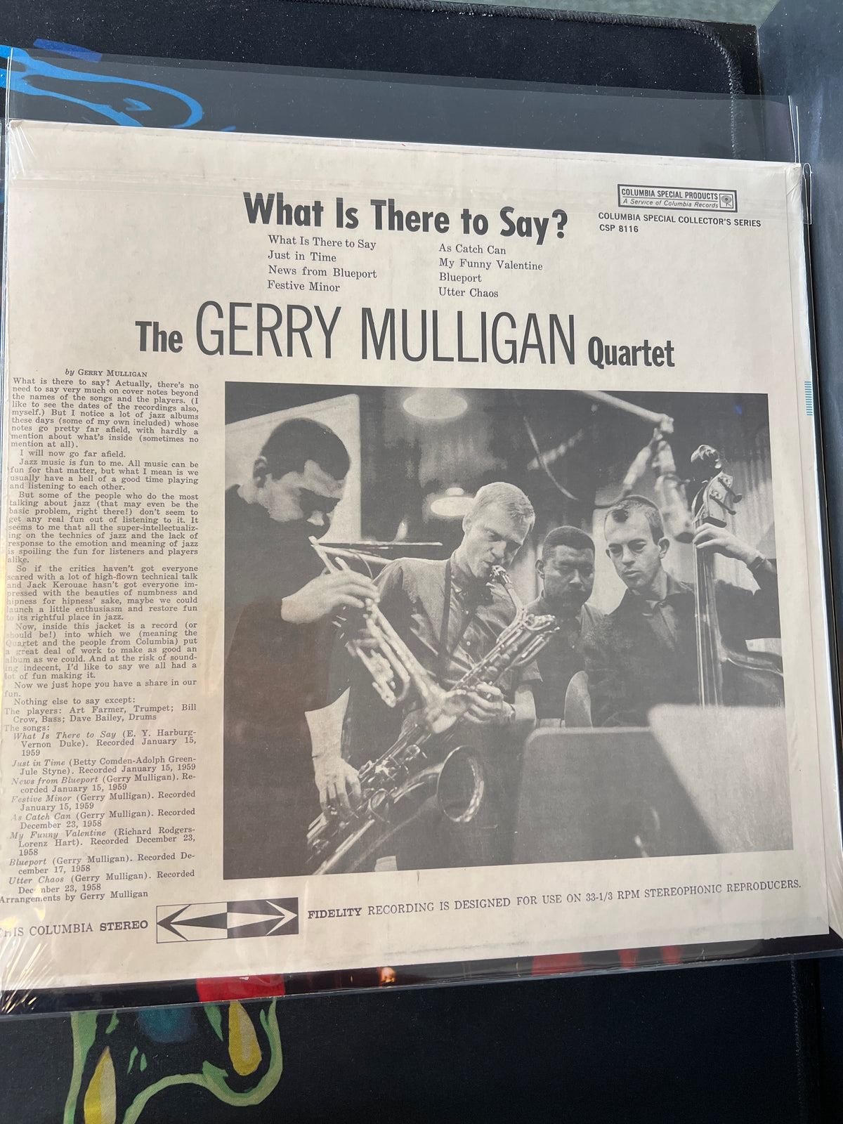 THE JERRY MULLIGAN QUARTET - what is there to say?