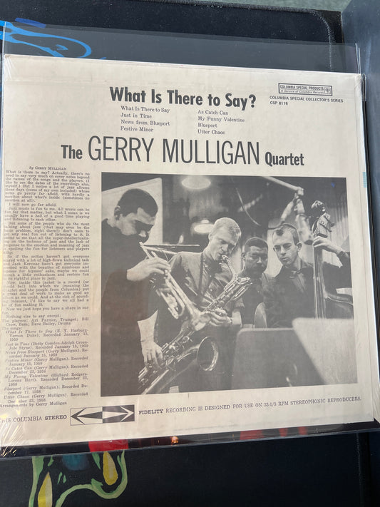 THE JERRY MULLIGAN QUARTET - what is there to say?