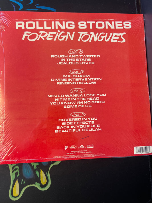 THE ROLLING STONES - foreign tongues (Incredible Hulk edition)