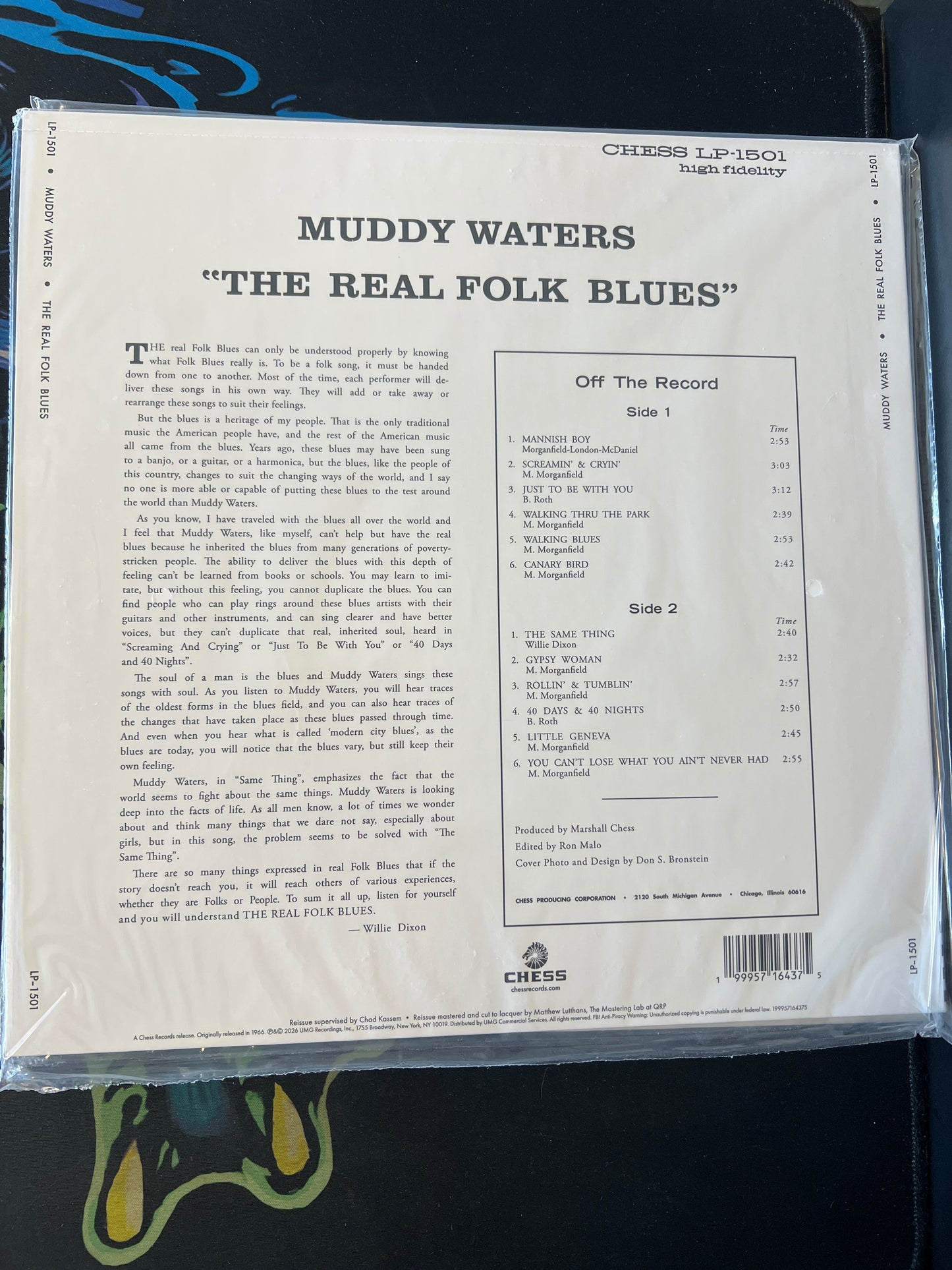 MUDDY WATERS - the real folk blues