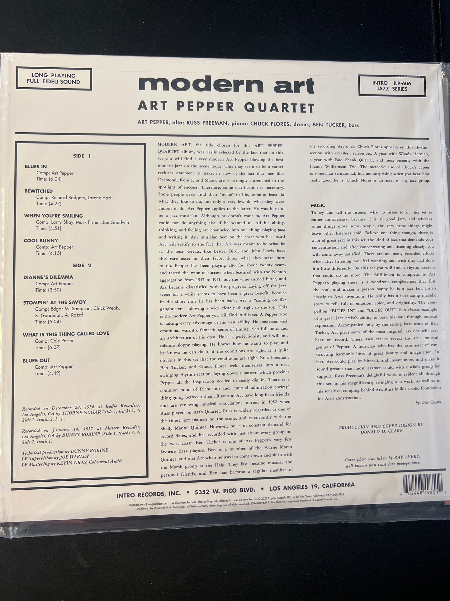 ART PEPPER - modern art