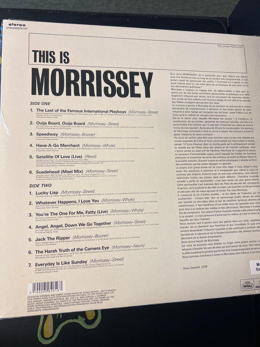 MORRISSEY - this is Morrissey
