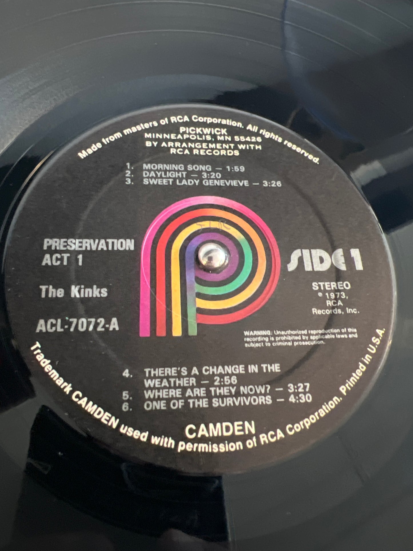 THE KINKS - preservation act 1
