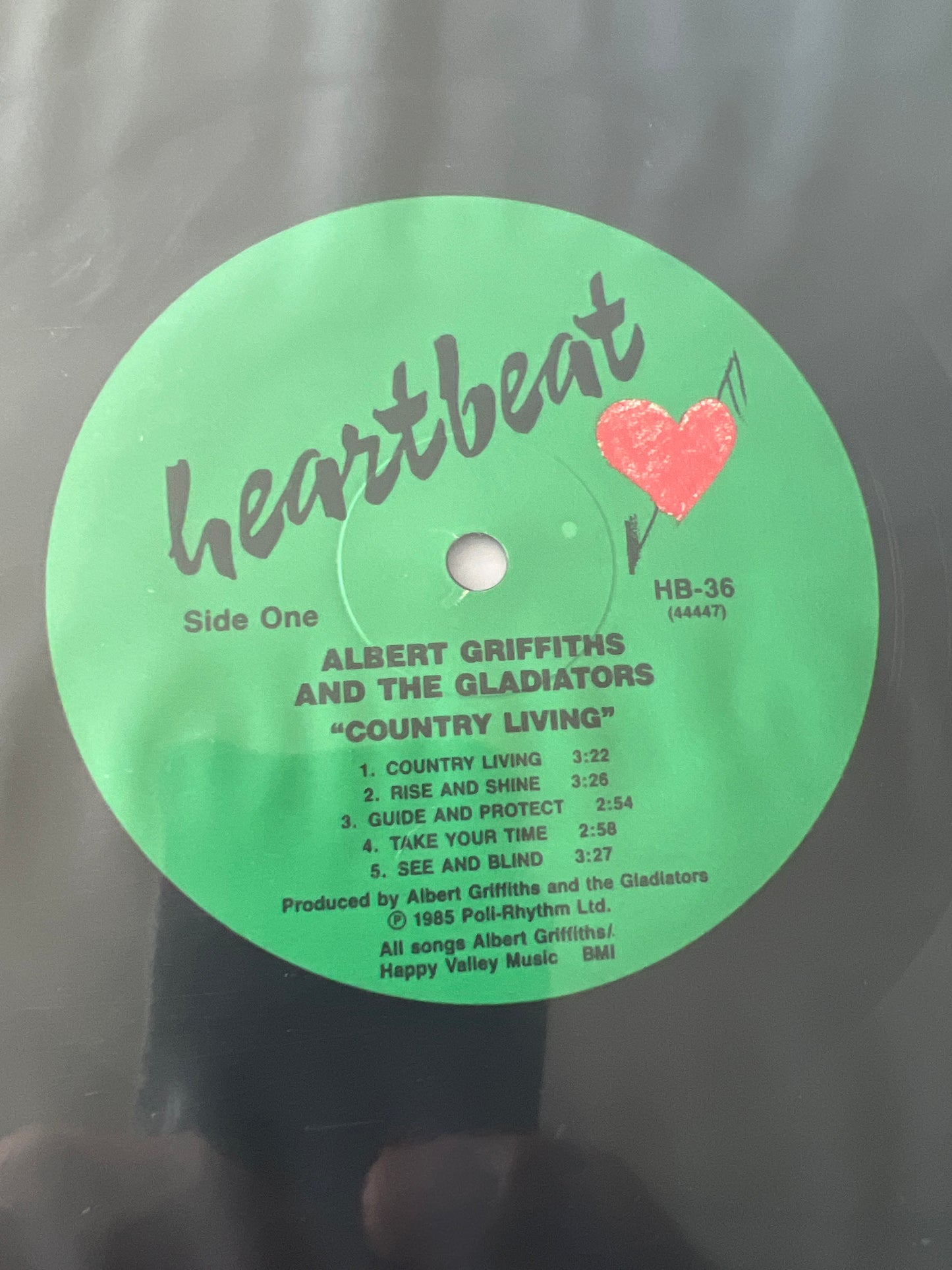 ALBERT GRIFFITHS AND THE GLADIATORS - country living