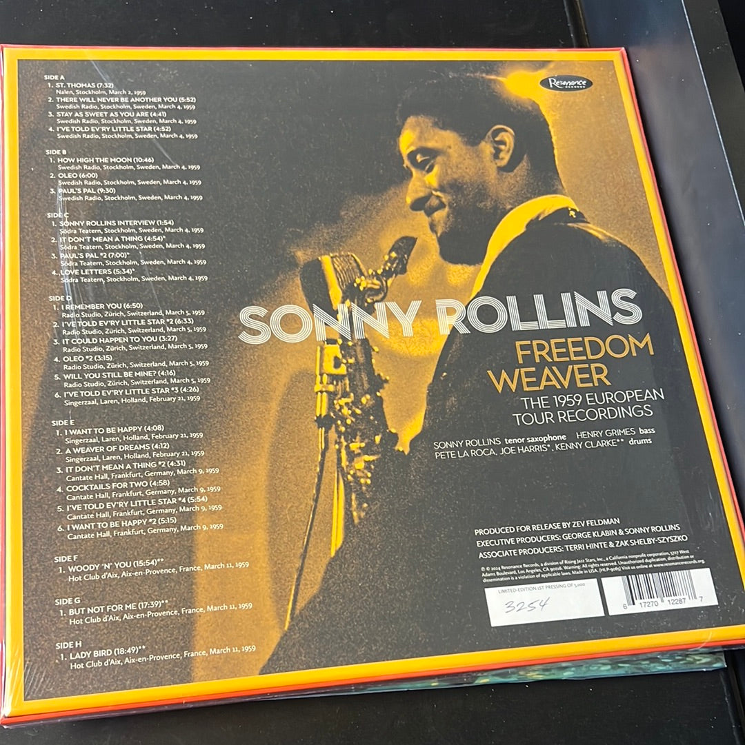 SONNY ROLLINS - freedom weaver