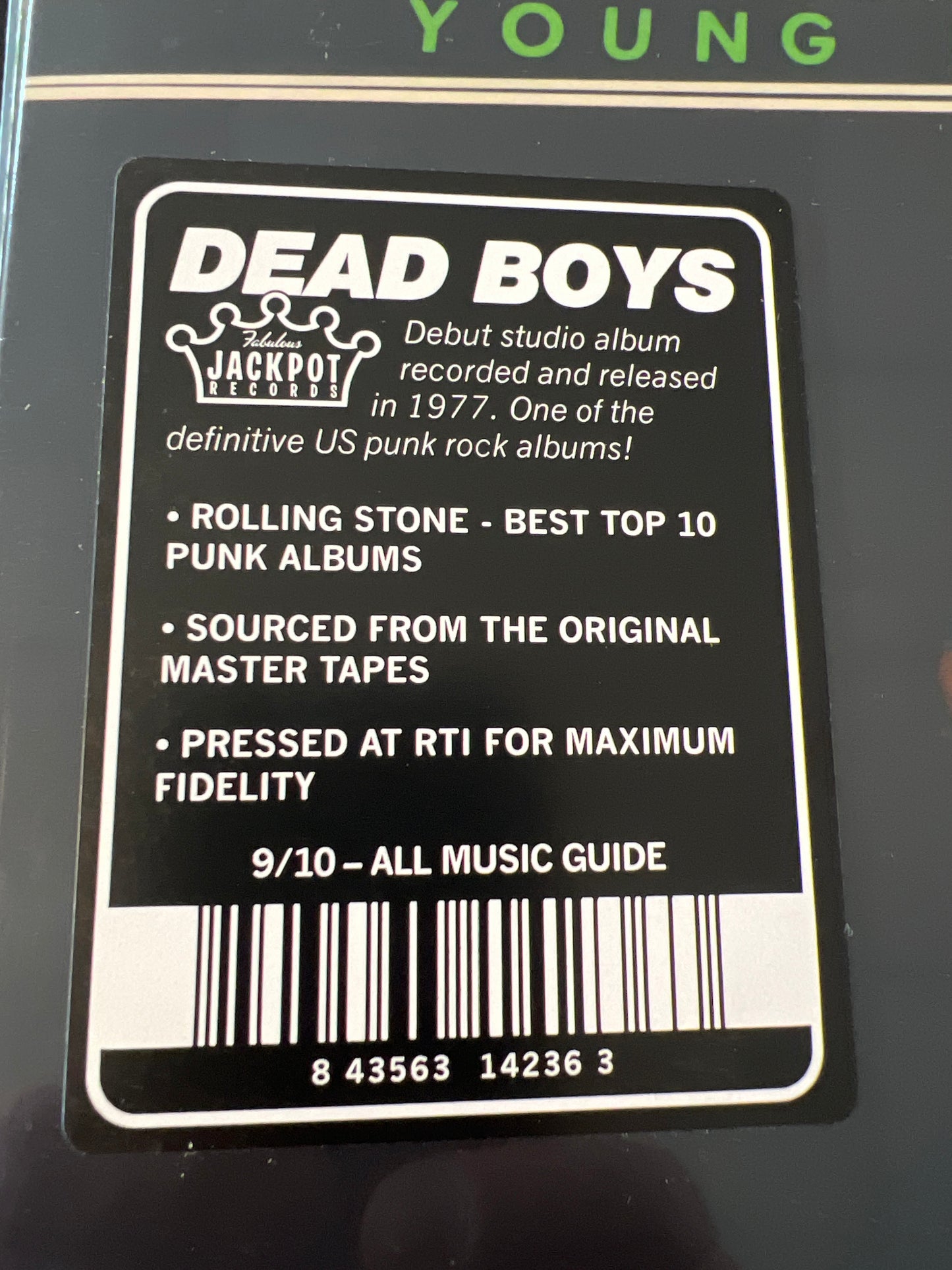 DEAD BOYS - young loud and snotty