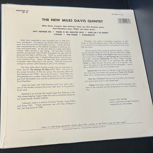 MILES DAVIS - the Miles Davis Quintet