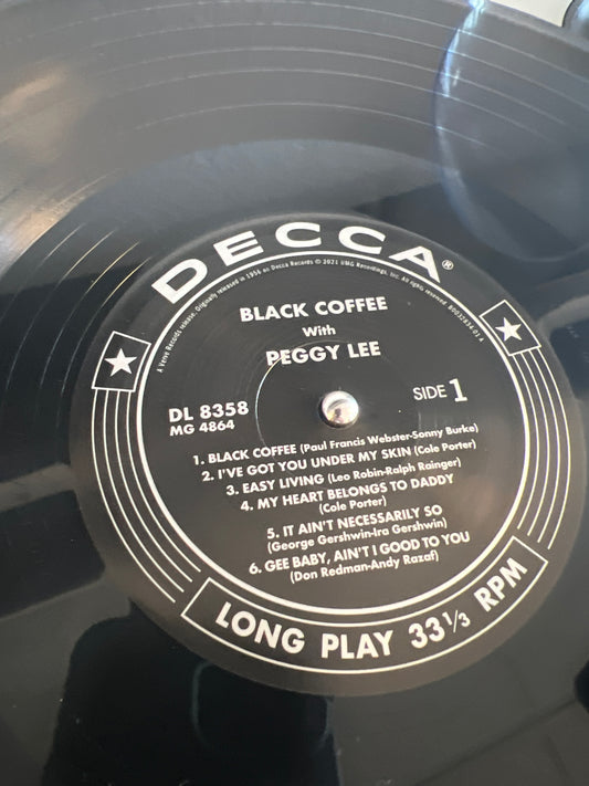 PEGGY LEE - black coffee with Peggy Lee