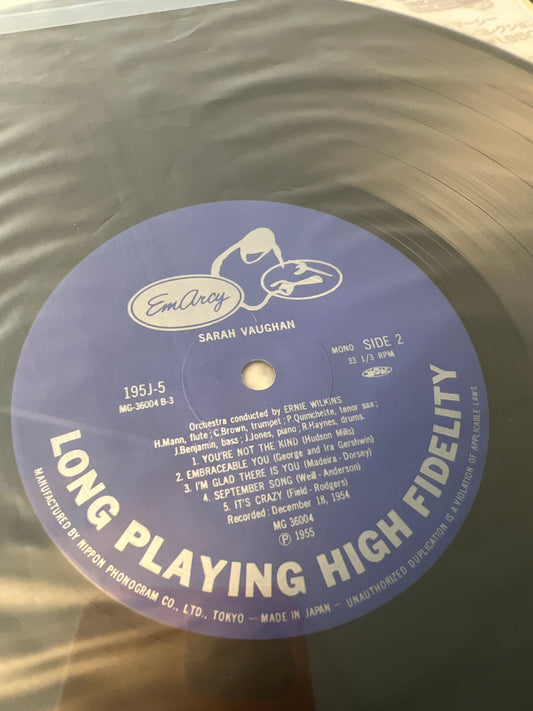 SARAH VAUGHAN - Sarah Vaughan