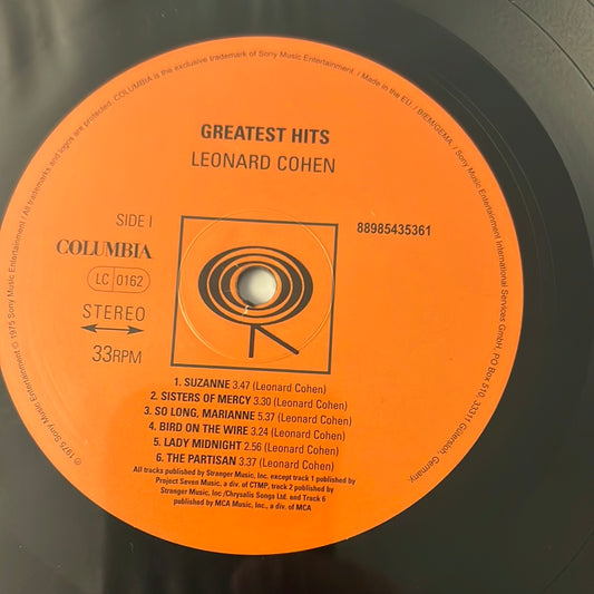 LEONARD COHEN - greatest hits