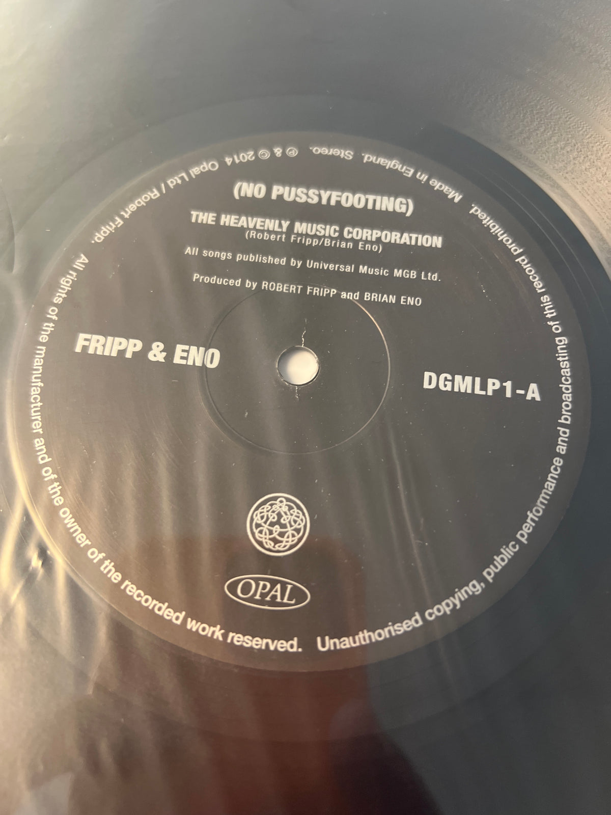 FRIPP & ENO - no pussyfooting