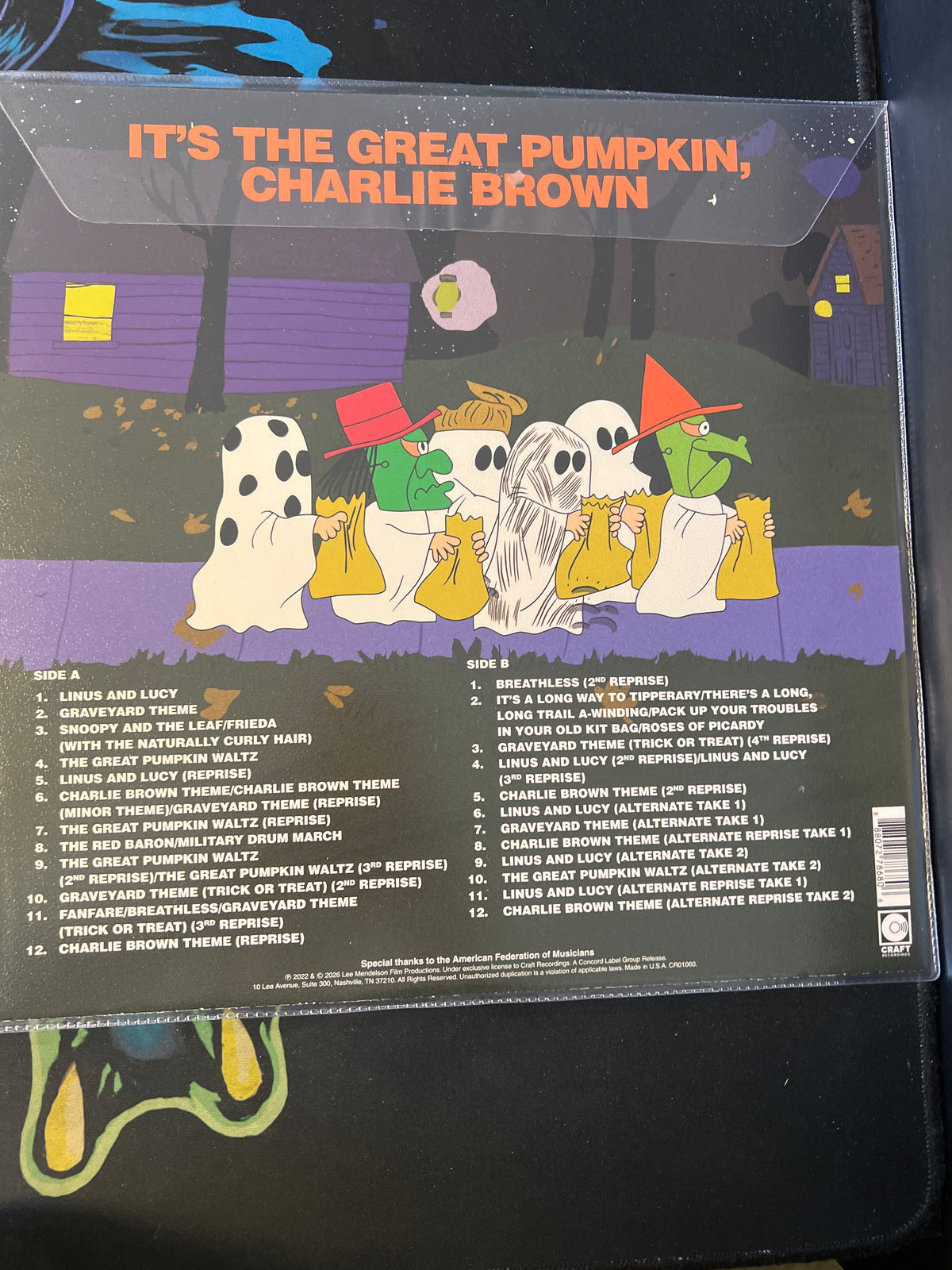 IT’S THE GREAT PUMPKIN CHARLIE BROWN - Vince Guaraldi