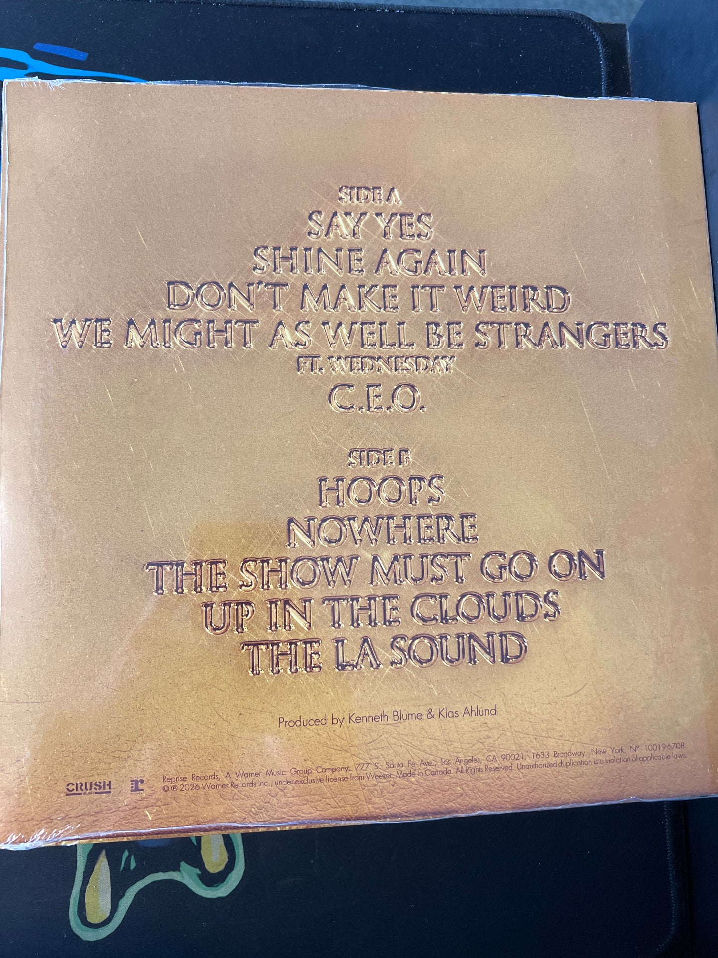 WEEZER - Weezer (gold)