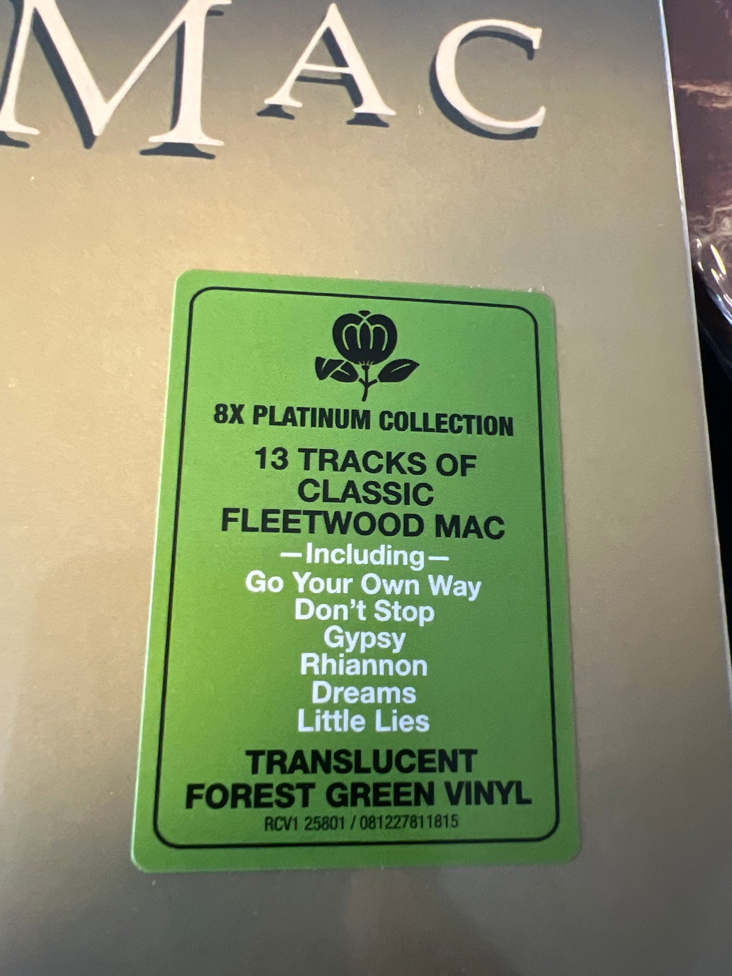 FLEETWOOD MAC - greatest hits