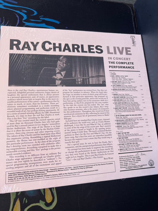 RAY CHARLES - live in concert