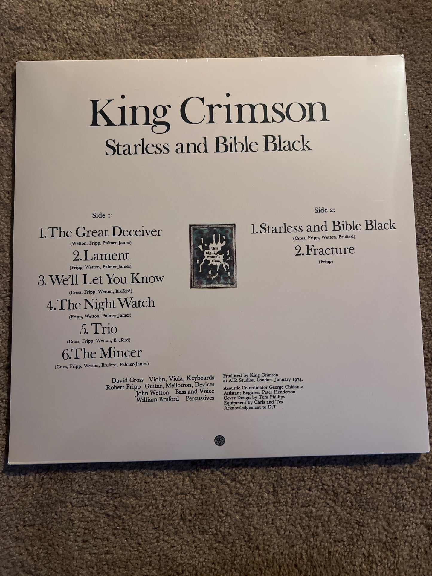 KING CRIMSON - starless and bible black
