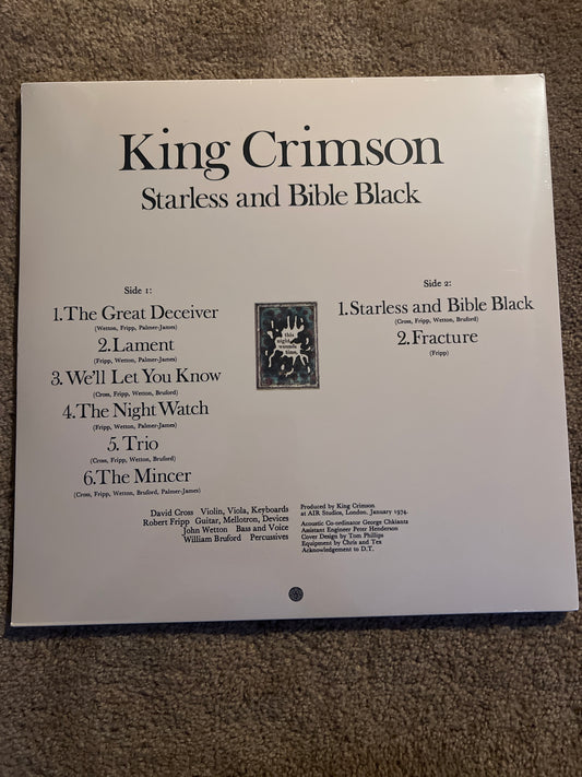 KING CRIMSON - starless and bible black