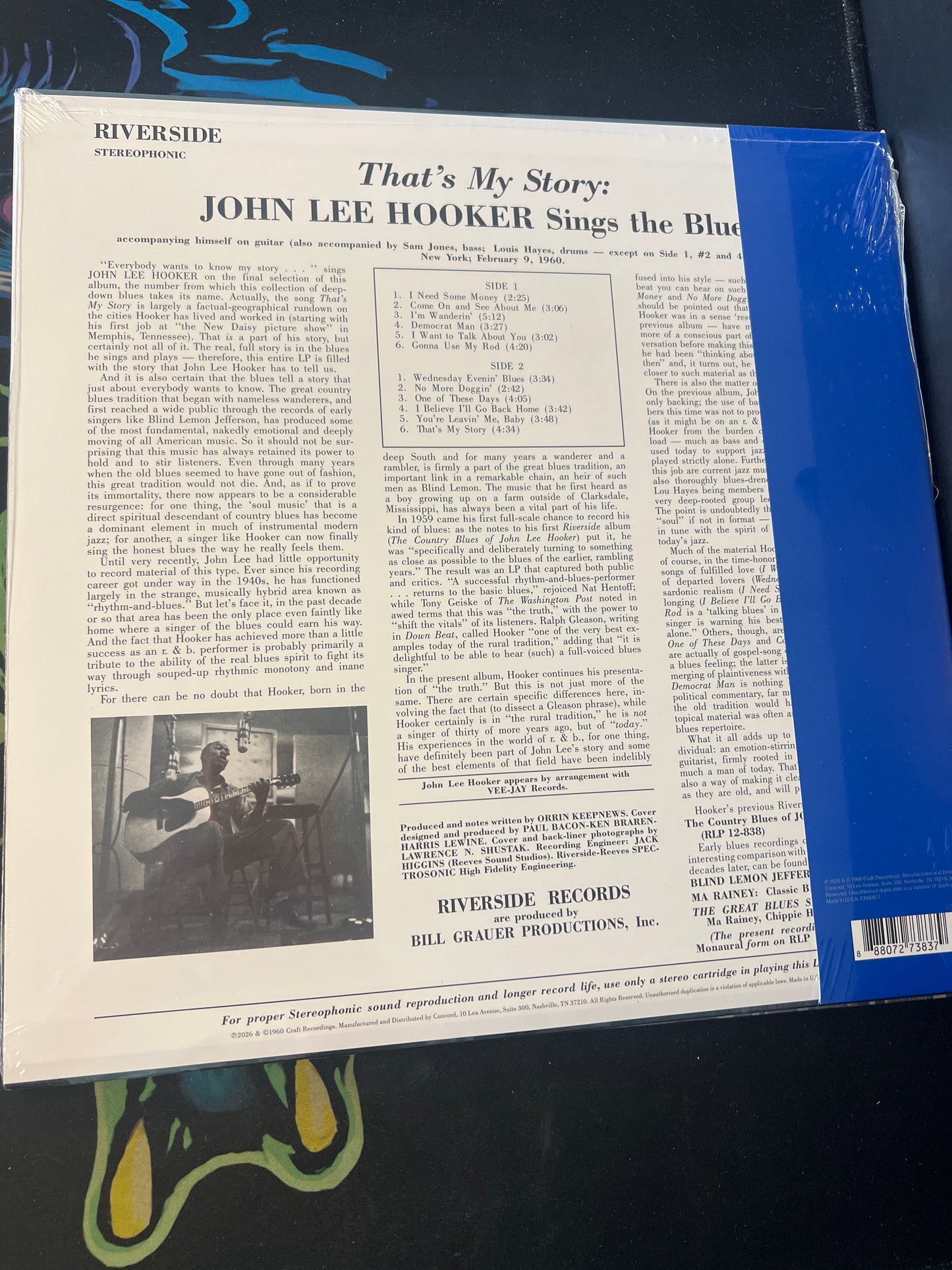 JOHN LEE HOOKER - that’s my story, John Lee Hooker sings the blues