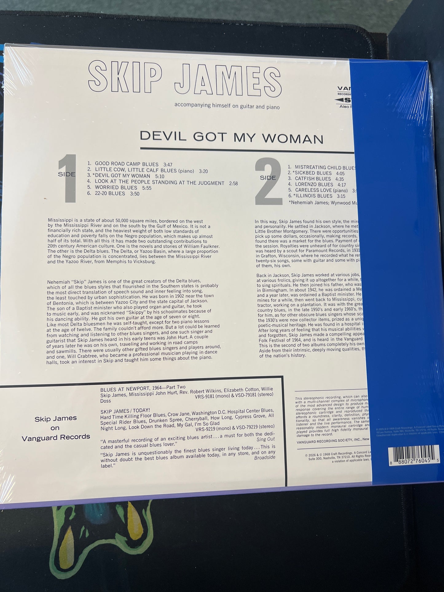 SKIP JAMES - Devil got my woman