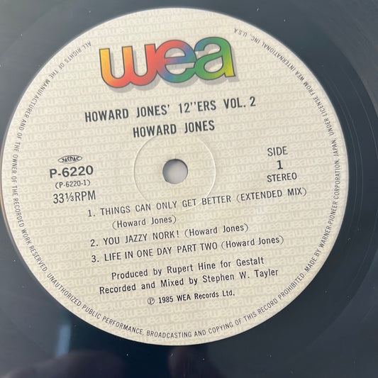 HOWARD JONES - 12”ers Vol.2