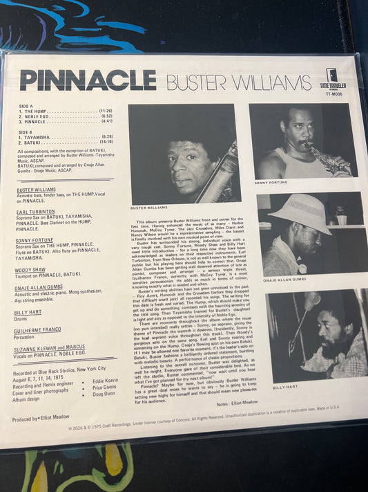 BUSTER WILLIAMS - pinnacle