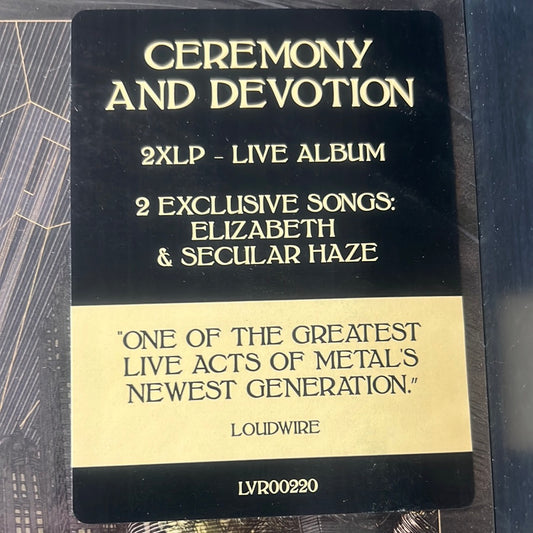 GHOST - ceremony and devotion