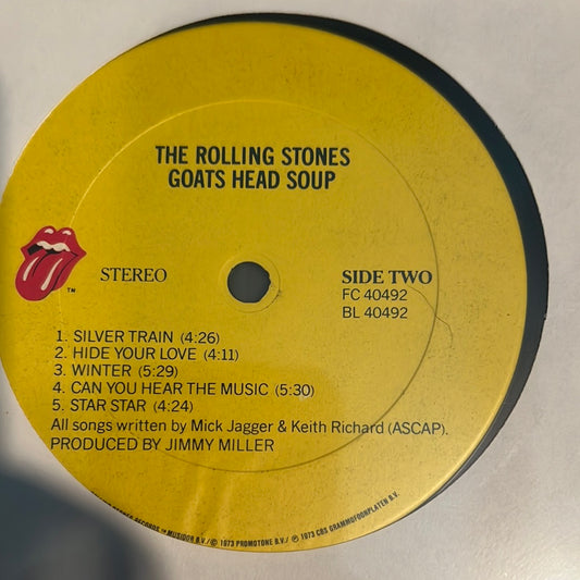 THE ROLLING STONES - goats head soup
