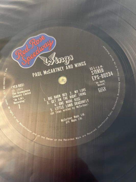 PAUL McCARTNEY - red rose speedway