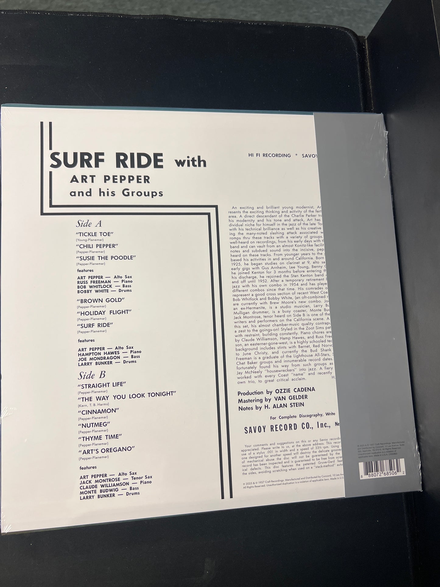 ART PEPPER - surf ride