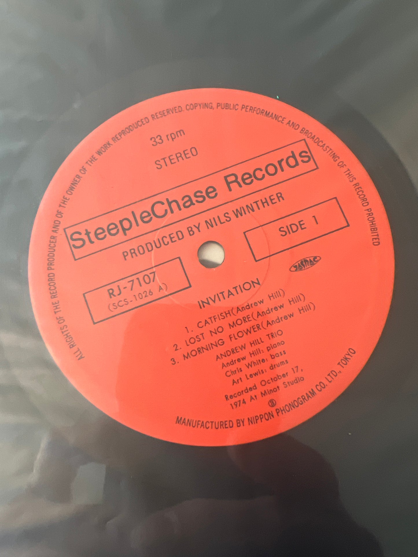 ANDREW HILL TRIO - invitation