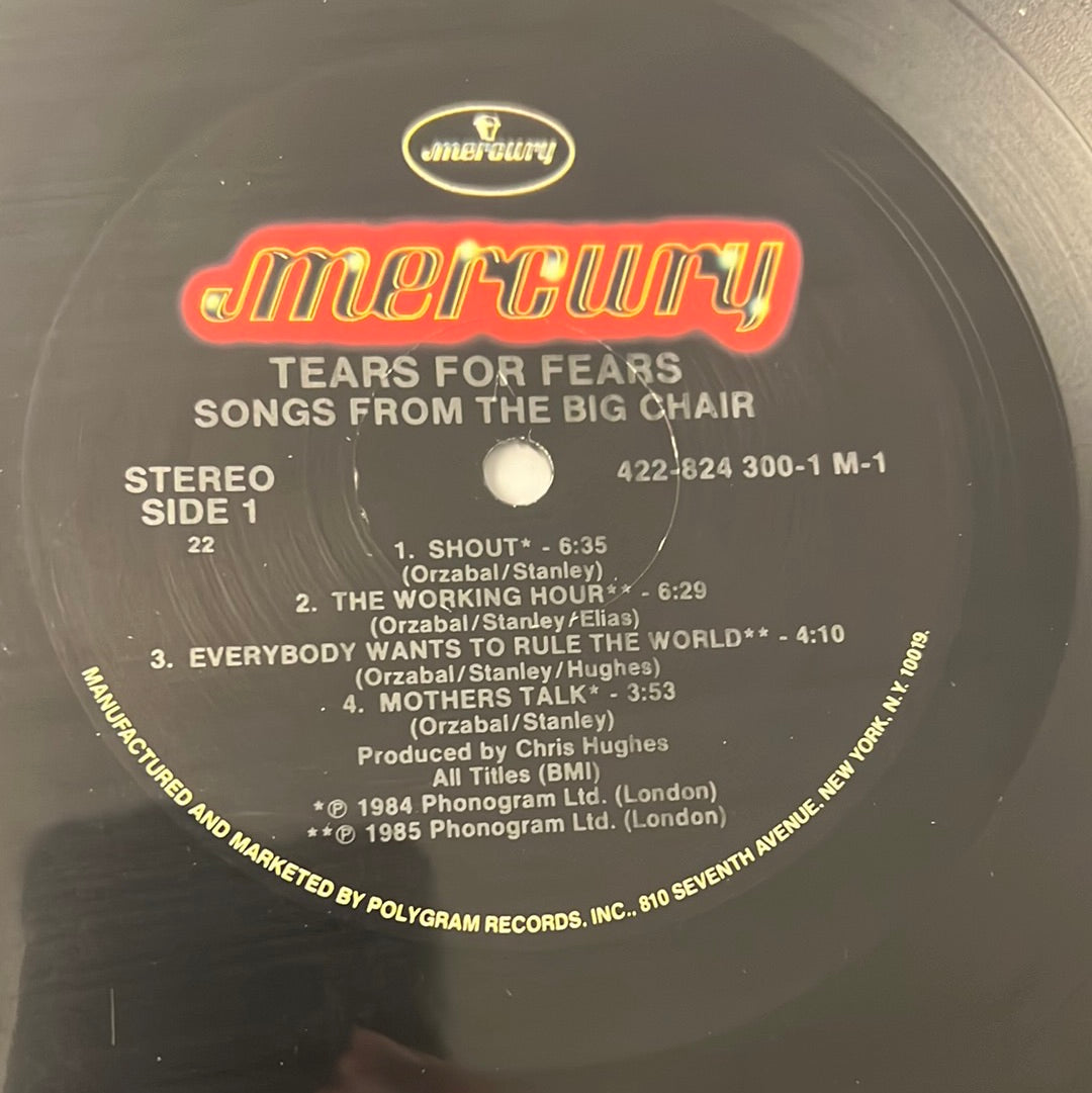 TEARS FOR FEARS - songs from the big chair