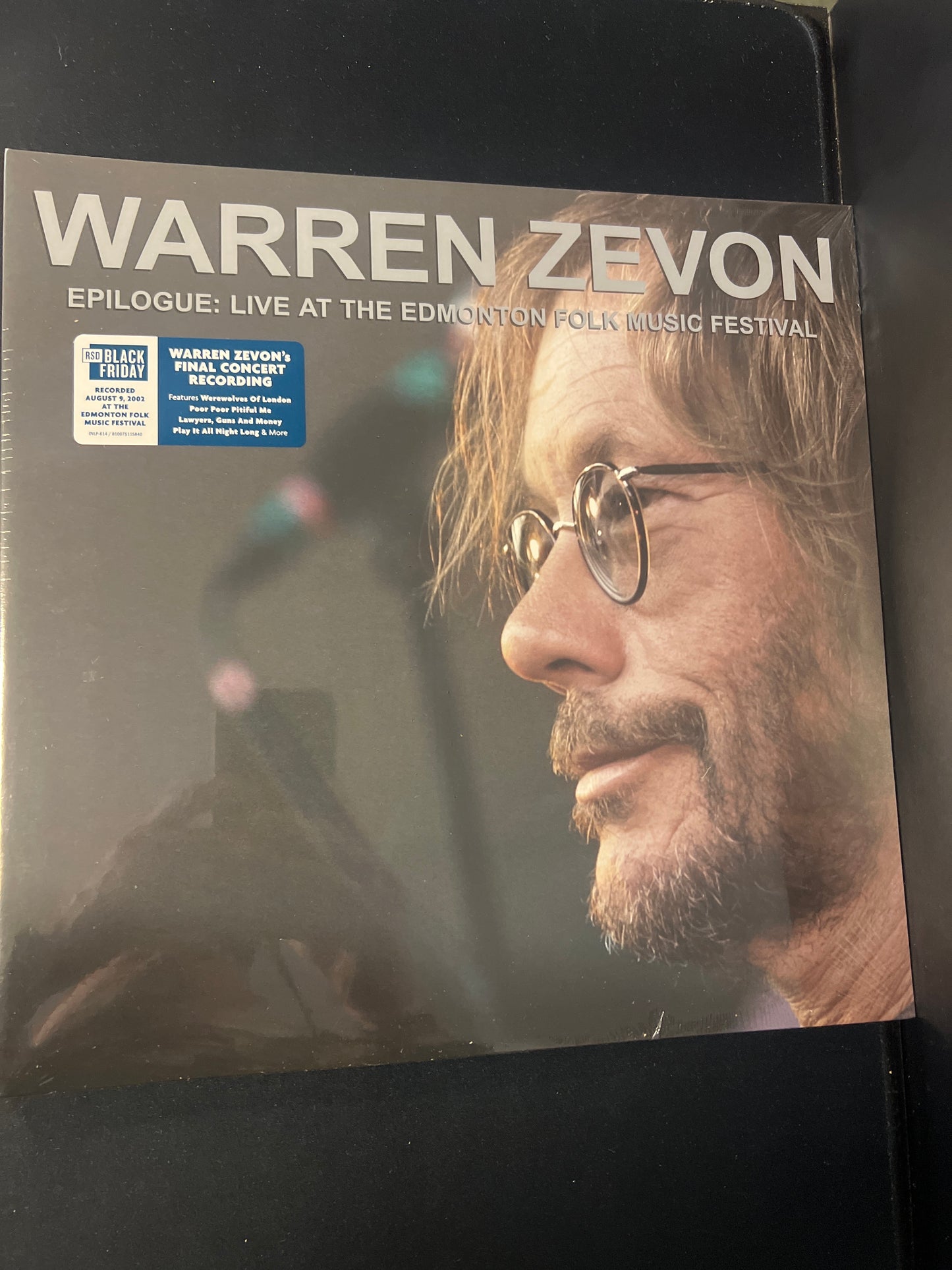 WARREN ZEVON - epilogue: live at the Edmonton Folk Music Festival
