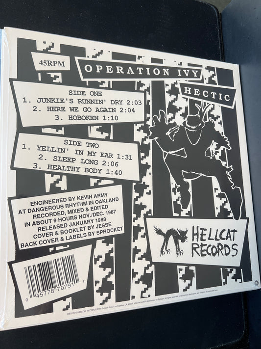 OPERATION IVY - Hectic E.P.