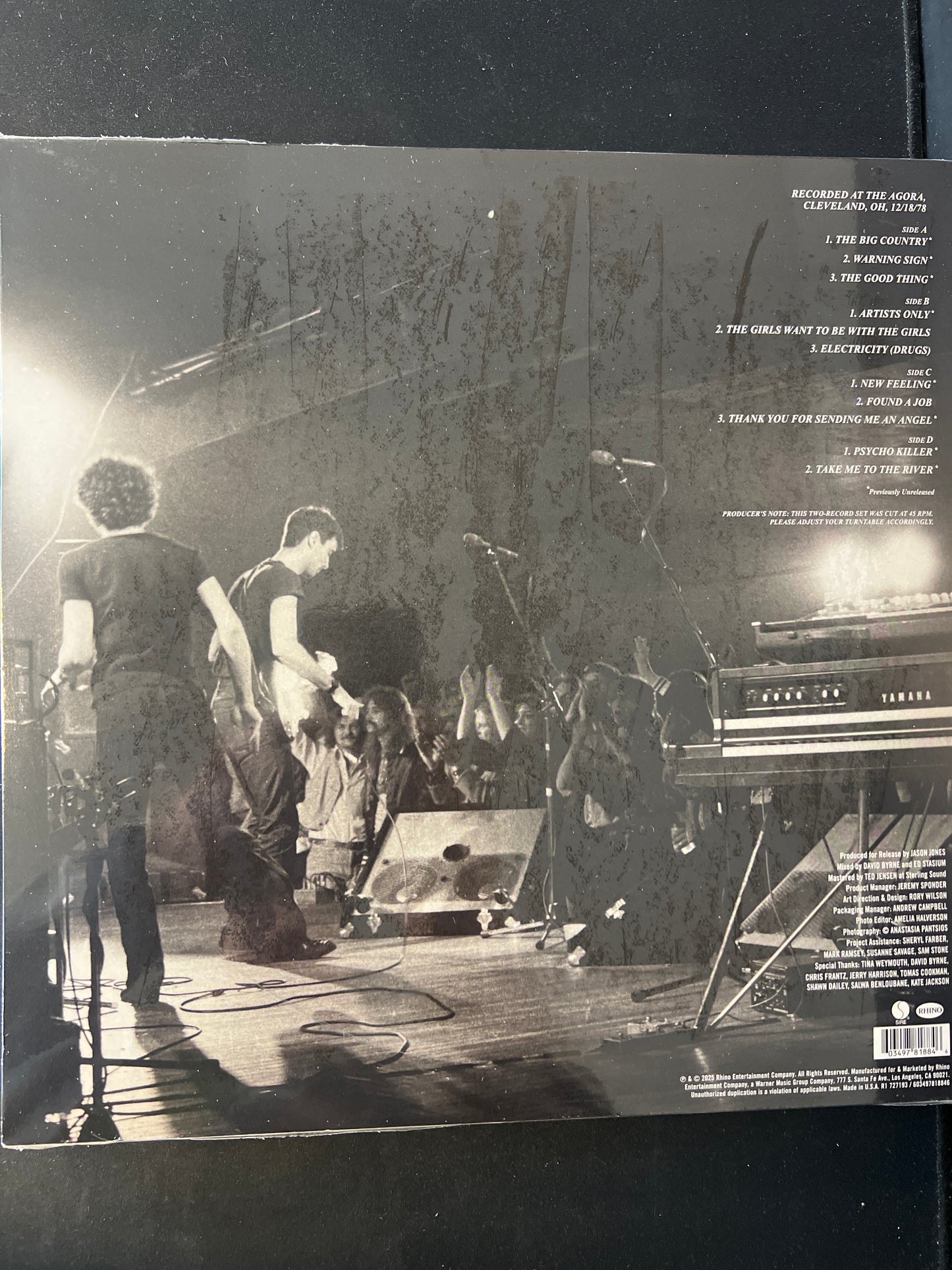 TALKING HEADS - live on tour ‘78