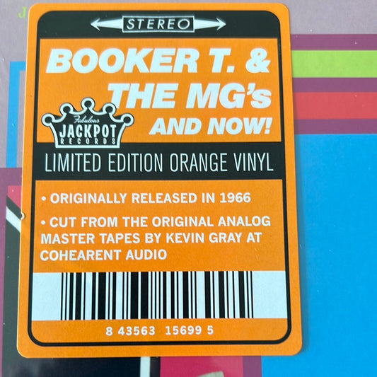 BOOKER T. & THE MG’s - and now!