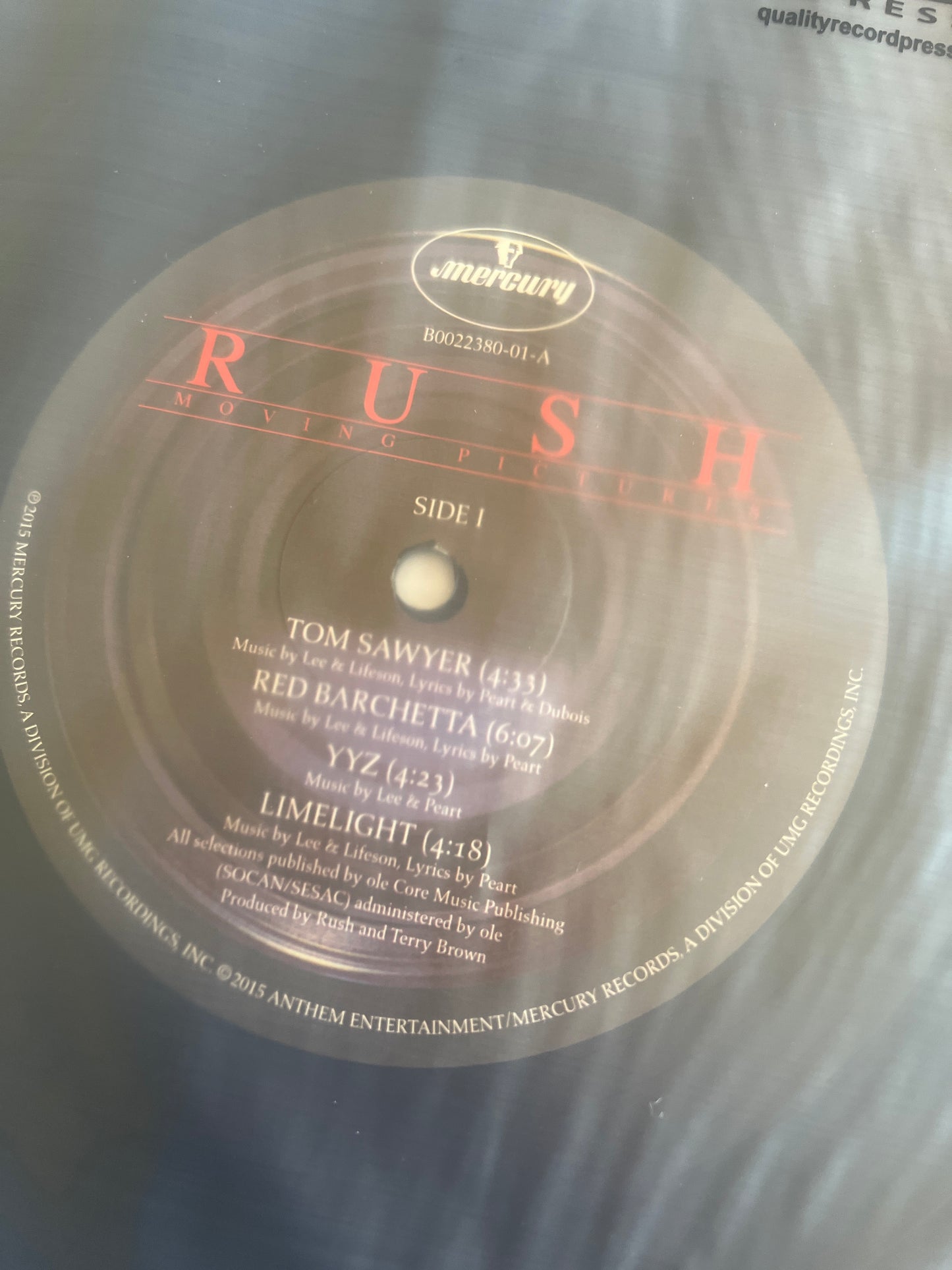RUSH - moving pictures