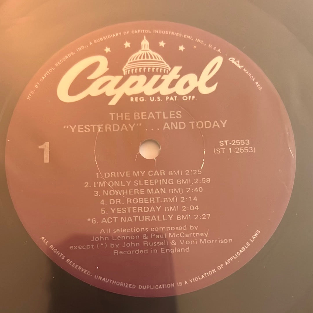 THE BEATLES - yesterday and today