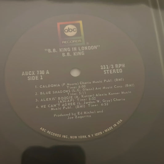 B.B. KING - in London