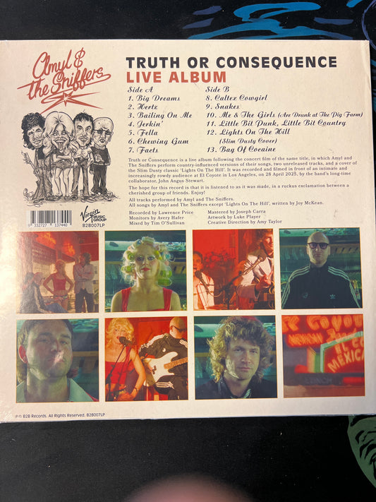 AMYL & THE SNIFFERS - truth of consequence live album