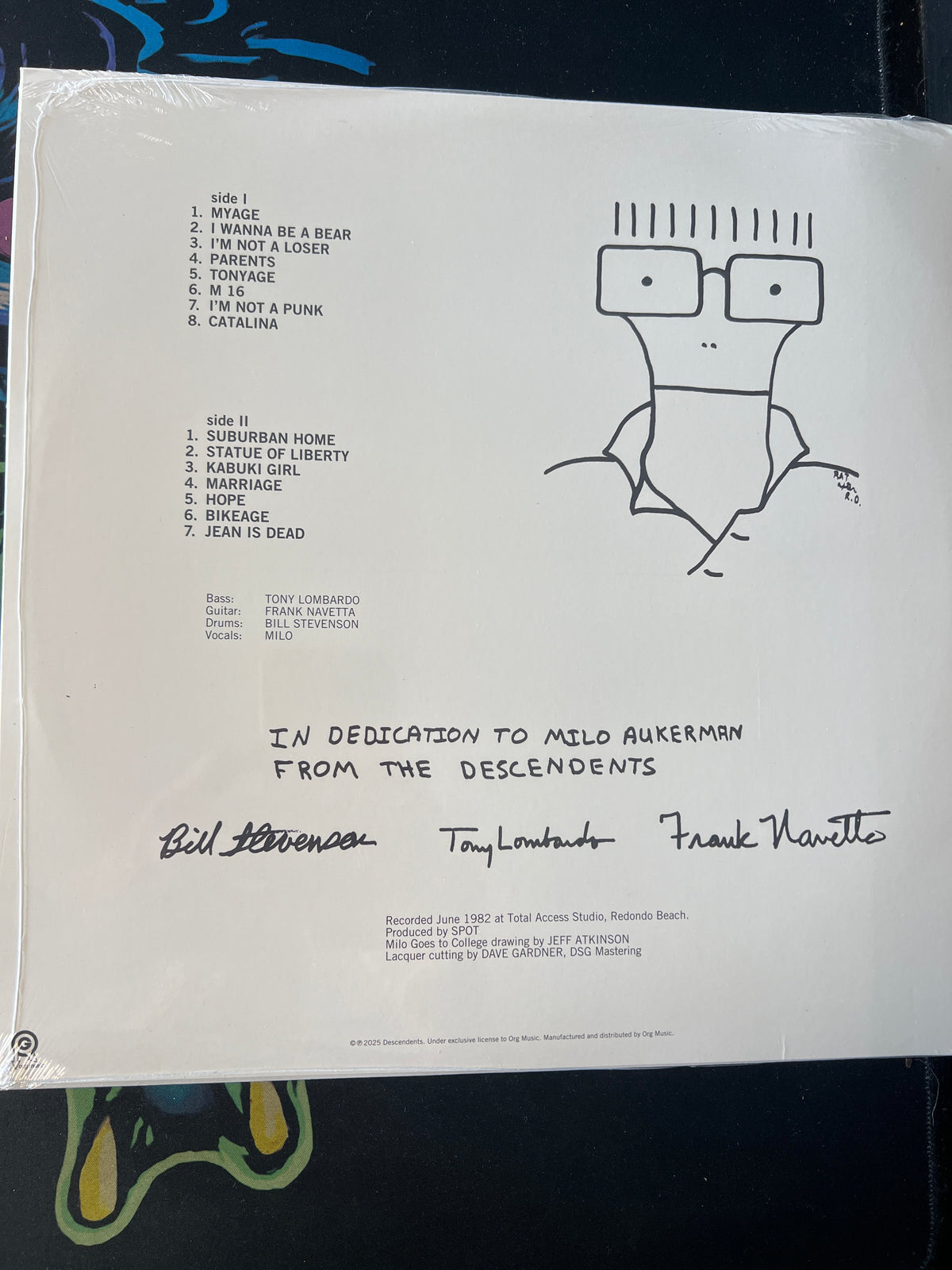 DESCENDENTS - Milo goes to college