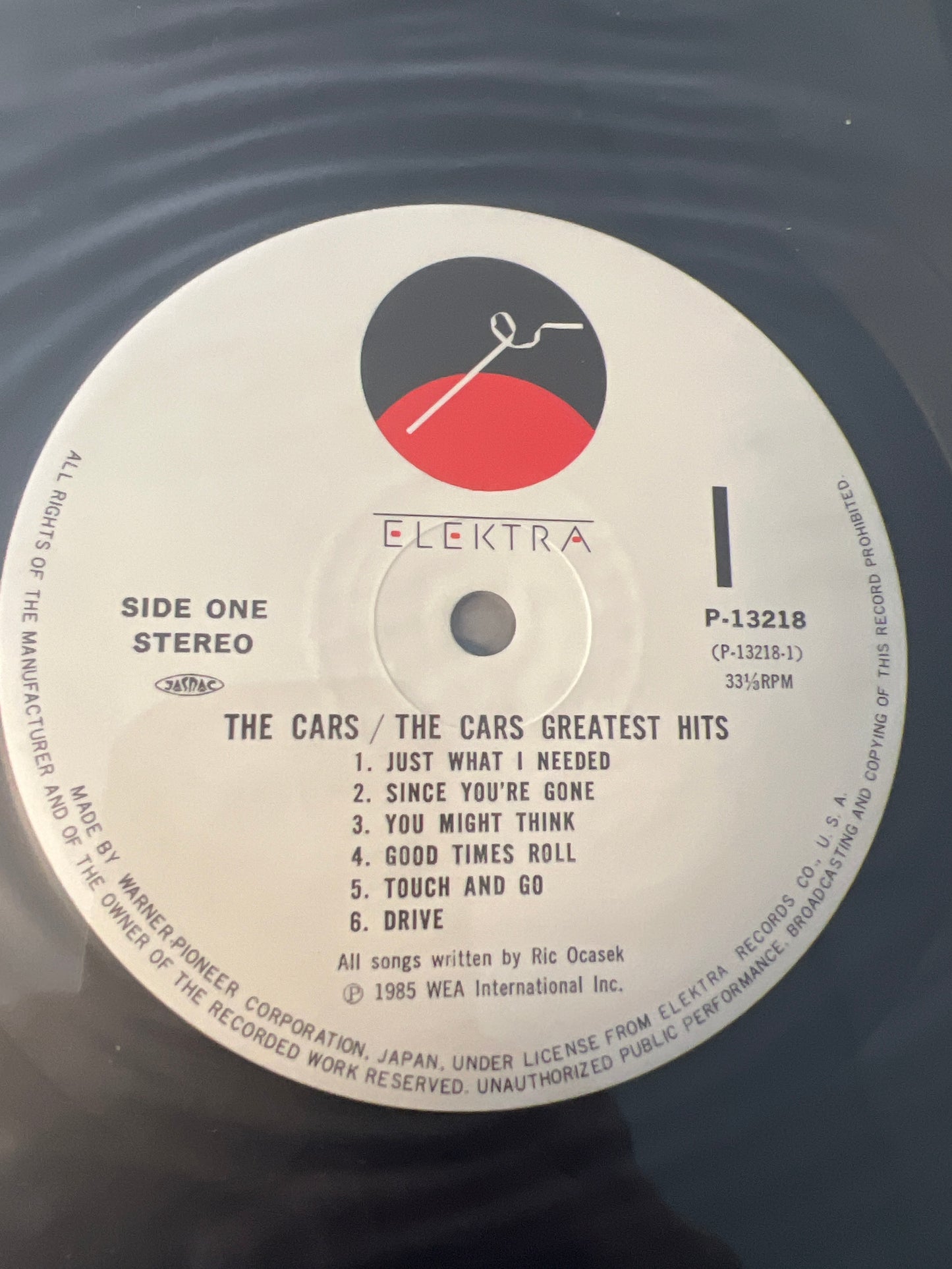THE CARS - greatest hits
