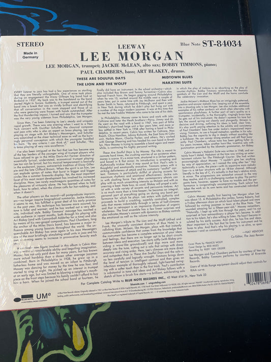 LEE MORGAN - Lee-way