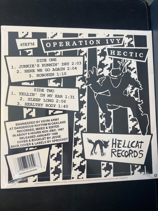 OPERATION IVY - hectic E.P.