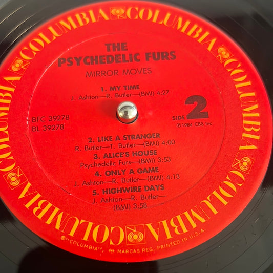 THE PSYCHEDELIC FURS - mirror moves