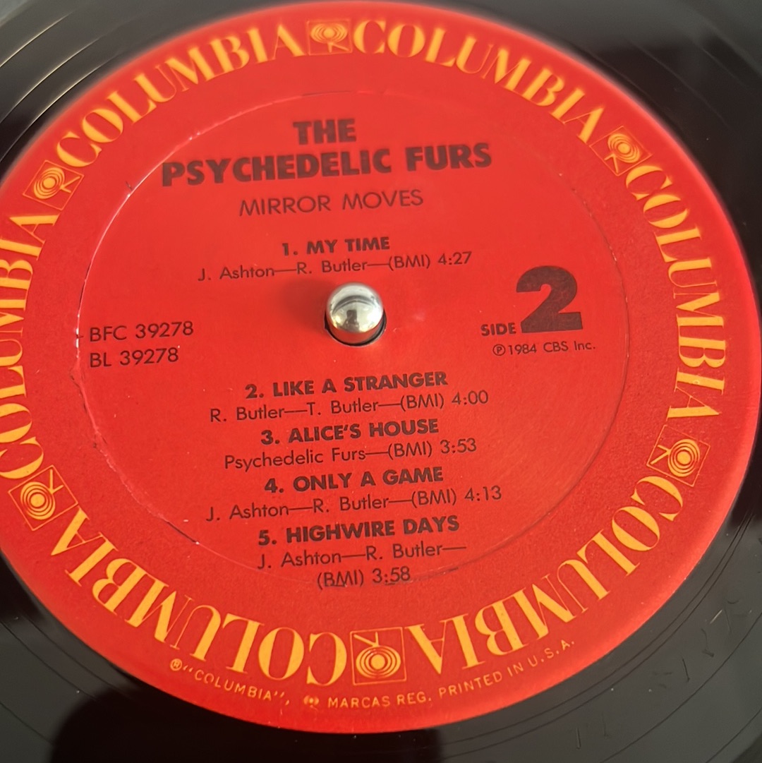 THE PSYCHEDELIC FURS - mirror moves